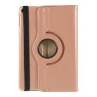 Shop4 - iPad mini 5 (2019) Hoes - Rotatie Cover Lychee Rosé Goud