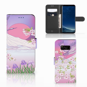 Samsung Galaxy S8 Telefoonhoesje met Pasjes Bird Flying