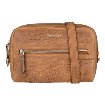 Burkely Croco Cody Schoudertas 5-Way Cognac