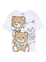 Moschino Kids t-shirt en coton à motif Teddy Bear - Blanc