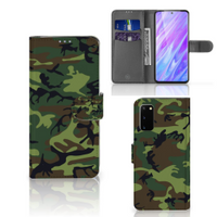 Samsung Galaxy S20 Telefoon Hoesje Army Dark - thumbnail