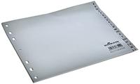 Durable A-Z-register PP A4 deeldekkend 20-delig grijs.