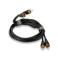 QED Sluit 2 Male x Phono aan op 2 Male x Phono RCA audiokabel (3.0)