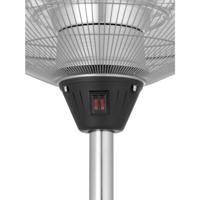 tepro Garten Millbury Terrasverwarming 2000 W Zilver