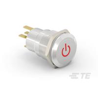 TE Connectivity 2-2213766-8 TE AMP Illuminated Pushbutton Switches 1 stuk(s) Tray - thumbnail