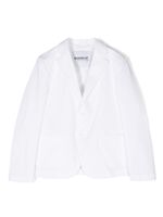 DONDUP KIDS blazer en coton à simple boutonnage - Blanc