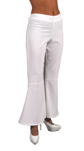 Witte disco dames broek