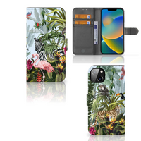 Telefoonhoesje met Pasjes voor iPhone 14 Plus Jungle - thumbnail