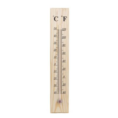 Benson Hout Thermometer - Celsius/ Fahrenheit - 40 Graden tot + 50 Graden Benson Hout Thermometer - Celsius/ Fahrenheit - 40 Graden tot + 50 Graden