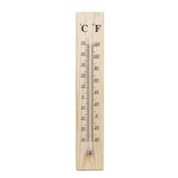 Benson Hout Thermometer - Celsius/ Fahrenheit - 40 Graden tot + 50 Graden