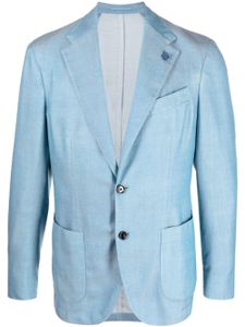 Lardini blazer à simple boutonnage - Bleu