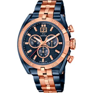 Jaguar J810/1 Horloge Men's Blue Special Edition staal rosekleurig-blauw 45,8 mm