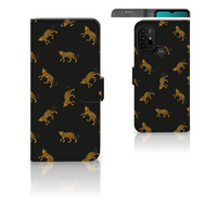 Telefoonhoesje met Pasjes voor Motorola Moto G10 | G20 | G30 Leopards