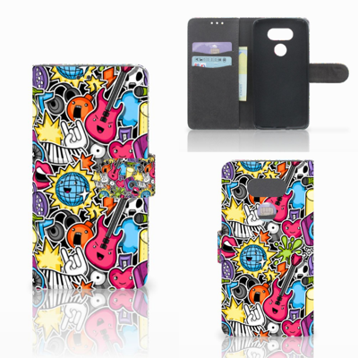 LG G5 Wallet Case met Pasjes Punk Rock LG G5 Wallet Case met Pasjes Punk Rock