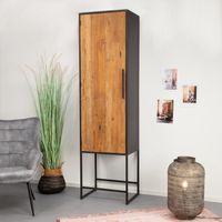 Sohome Opbergkast Manilla Links, Teak, 60 x 220cm - Bruin