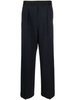 MSGM pantalon de tailleur à coupe ample - Bleu