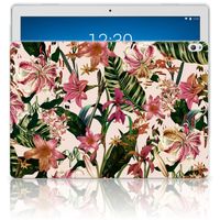 Lenovo Tab P10 Siliconen Hoesje Flowers