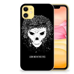 Silicone Back Case Apple iPhone 11 Skull Hair