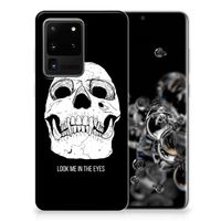 Silicone Back Case Samsung Galaxy S20 Ultra Skull Eyes