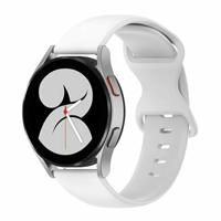 By Qubix - Solid color sportband - Wit - Compatible met Xiaomi Redmi Watch 5 Active/Redmi Watch 5 Lite - Compatible Xiaomi bandje