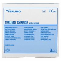 Terumo Spuit 3ml + Naald 21g 1 1/2 St 40x8mm 100