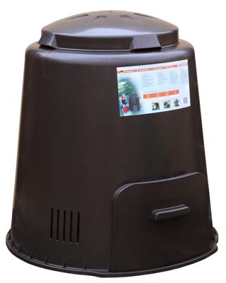 Compostbak Eco Zwart | Compostvat 280 Liter Compostbak Eco Zwart | Compostvat 280 Liter