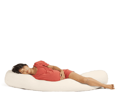 Terapy Toby rugleuning zitzak - Off white | 160cm x 25cm x 25cm Terapy Toby rugleuning zitzak - Off white | 160cm x 25cm x 25cm