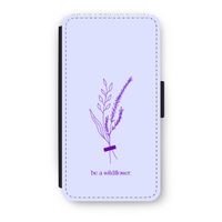 Be a wildflower: iPhone XS Flip Hoesje - thumbnail