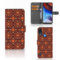 Motorola Moto E7i Power | E7 Power Telefoon Hoesje Batik Brown