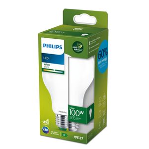 Philips 8719514435636 LED-lamp Energielabel A (A - G) E27 Peer 7.3 W = 100 W Warmwit (Ø x l) 70 mm x 127 mm 1 stuk(s)