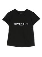 Givenchy Kids t-shirt en coton à logo imprimé - Noir