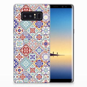 Samsung Galaxy Note 8 TPU Siliconen Hoesje Tiles Color