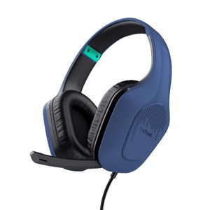 Trust GXT 415B Zirox Headset Bedraad Hoofdband Gamen Blauw