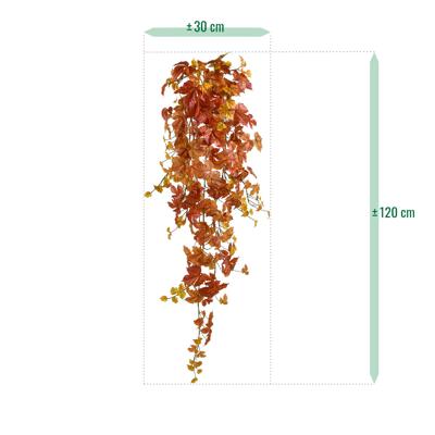 Herfst kunsthangplant Maple 120cm oranje Herfst kunsthangplant Maple 120cm oranje