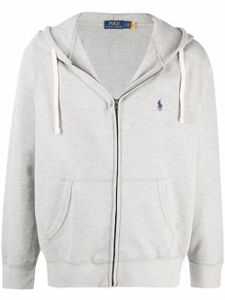 Polo Ralph Lauren hoodie Polo Poney à fermeture zippée - Gris