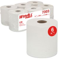 Poetsrol WypAll L20 2-laags 18,3cmx144m 380vel wit 7303