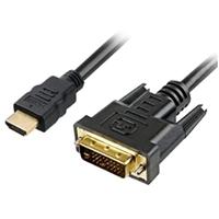 Sharkoon 1 m, HDMI/DVI-D 1 M HDMI DVI-D zwart