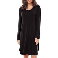 Lady Avenue Bamboo Nightdress With Long Sleeve * Actie * - thumbnail