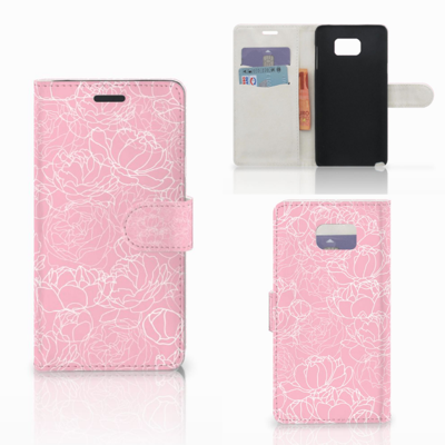 Samsung Galaxy Note 5 Hoesje White Flowers Samsung Galaxy Note 5 Hoesje White Flowers