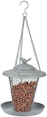 Gevallen vruchten Ltd grijs METAAL NUT Vogelvogel