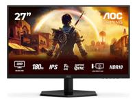 AOC Gaming Q27G42XE - 27 inch Quad HD-monitor, 180 Hz, 1 ms, FreeSync Prem., Comp. G-Sync, HDR10 (2560 x 1440, 2 x HDMI 2.0, 1 x DisplayPort 1.4) zwart