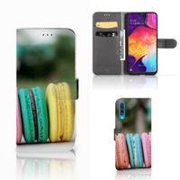 Samsung Galaxy A50 Book Cover Macarons