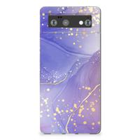 Hoesje maken voor Google Pixel 6 Watercolor Paars - thumbnail