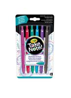 Crayola Take Note! gelpennen uitwisbaar 12 cm 6 stuks