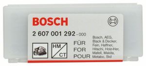 Bosch Accessories 2607001292 Hard metalen schaafmes Afmeting, lengte: 82.4 mm Afmeting, breedte:5.5 mm 10 stuk(s)