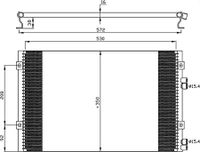 Condensor, airconditioning 35608