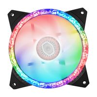 Cooler Master MasterFan MF120 Prismatic Computer behuizing Ventilator 12 cm Zwart 1 stuk(s) - thumbnail