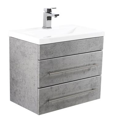 Saniclear Bianca badkamermeubel 60cm beton Saniclear Bianca badkamermeubel 60cm beton