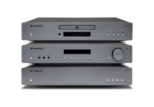 Cambridge Audio: AXA35 Versterker + AXC35 CD-Speler + AXN10 Netwerkspeler - Grijs