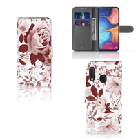 Hoesje Samsung Galaxy A20e Watercolor Flowers